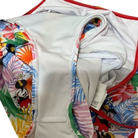 Disney Parks Floral Boho Minnie Mouse print one-piece swimsuit - Picture 3 of 4